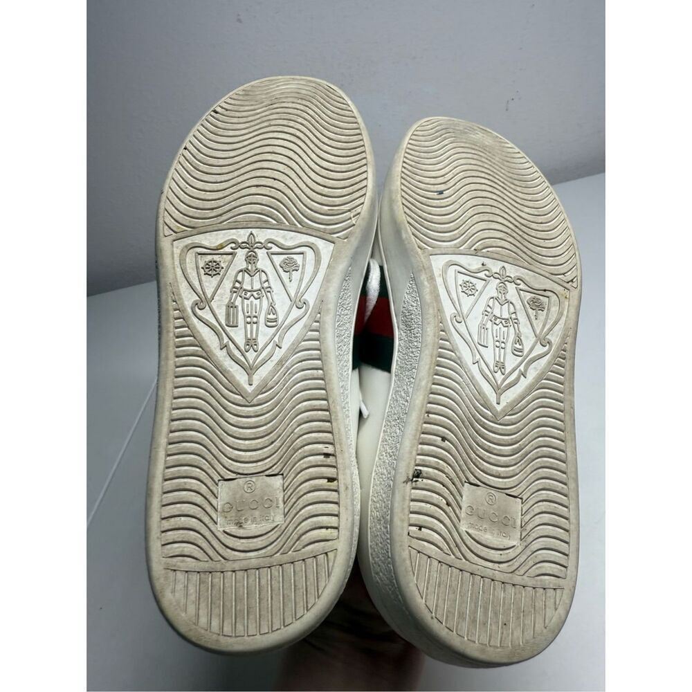 Gucci Ace Embroidered Snake Sneakers Size 42 EU/ 9 US Men’s 10,5 Women’s - Picture 8 of 16